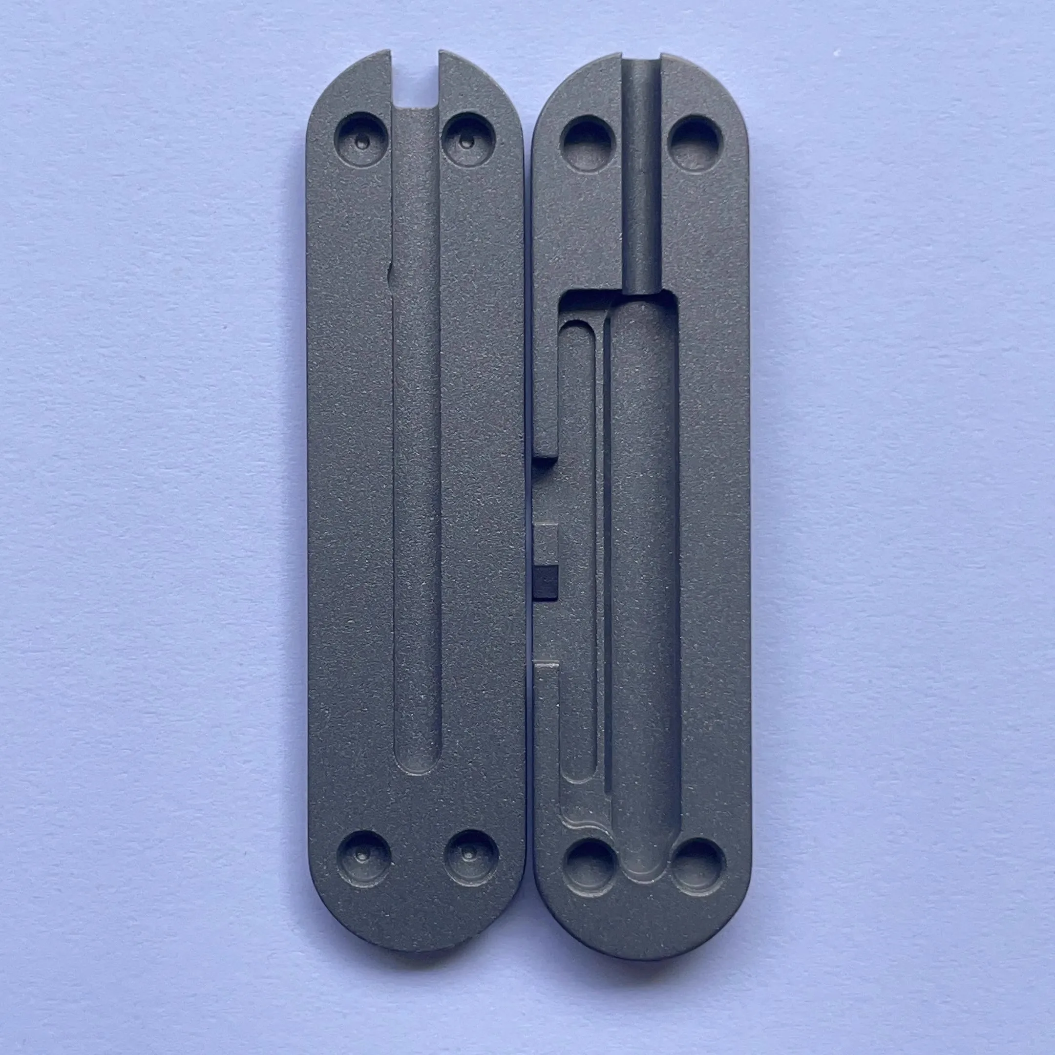 1 Pair 58mm Titanium Alloy TC4 Scales for Victorinox Swiss Army Knife Modify 58 mm