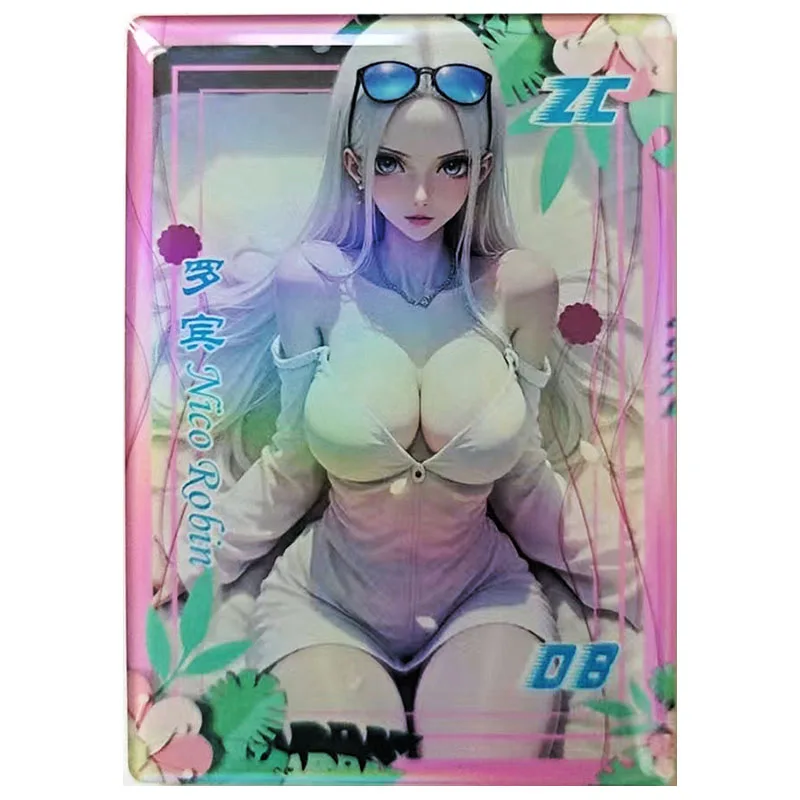 อะนิเมะ ONE PIECE หายาก ZC อีพ็อกซี่การหักเหสะสมการ์ด Uta Kalifa Yamato Tashigi Robin Hancock ของเล่นสําหรับชายวันเกิด