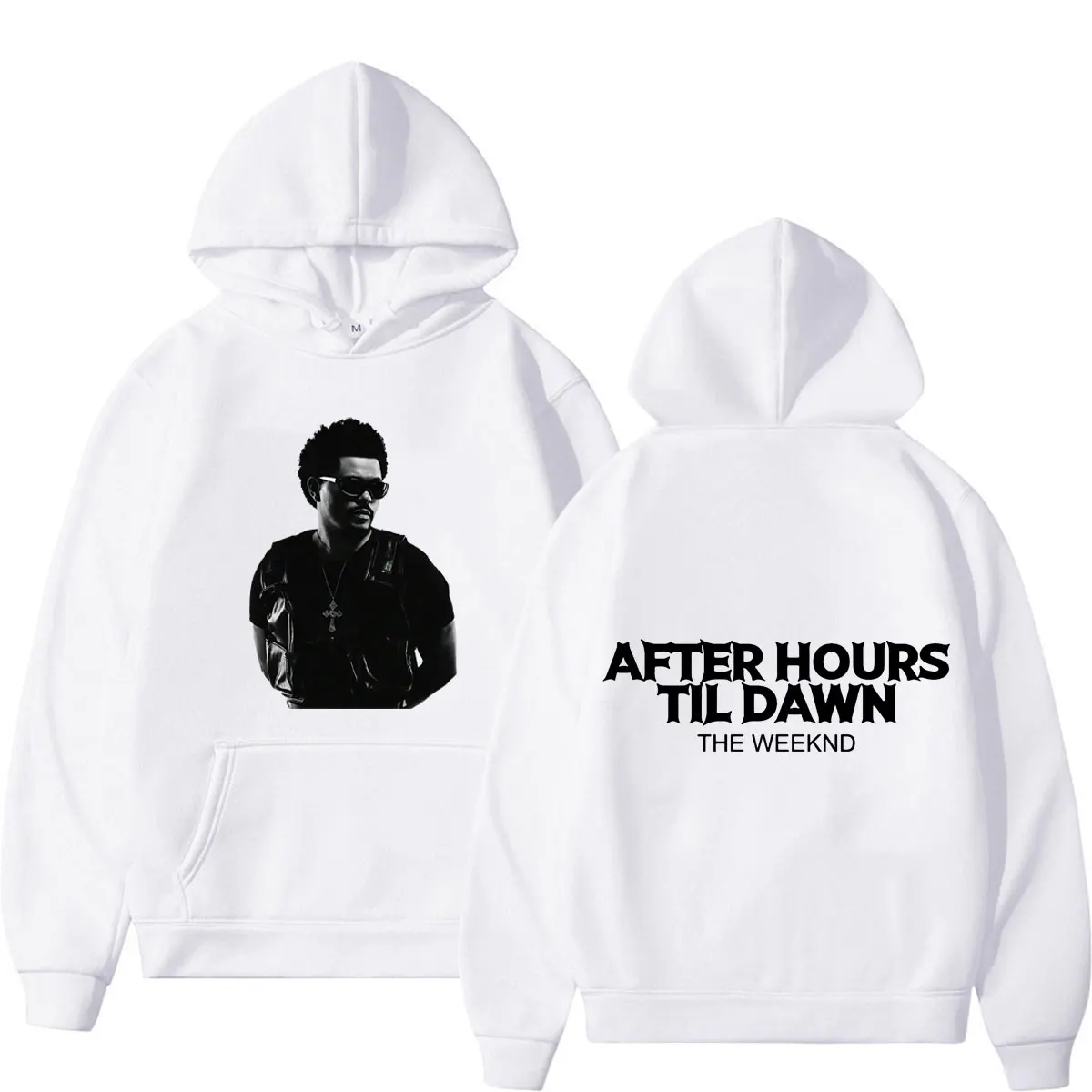 The Weeknd After Hours Til Dawn Tour 2026 Print Hoodie Men Women Vintage Hip-hop Sweatshirt Casual Loose Oversized Pullover