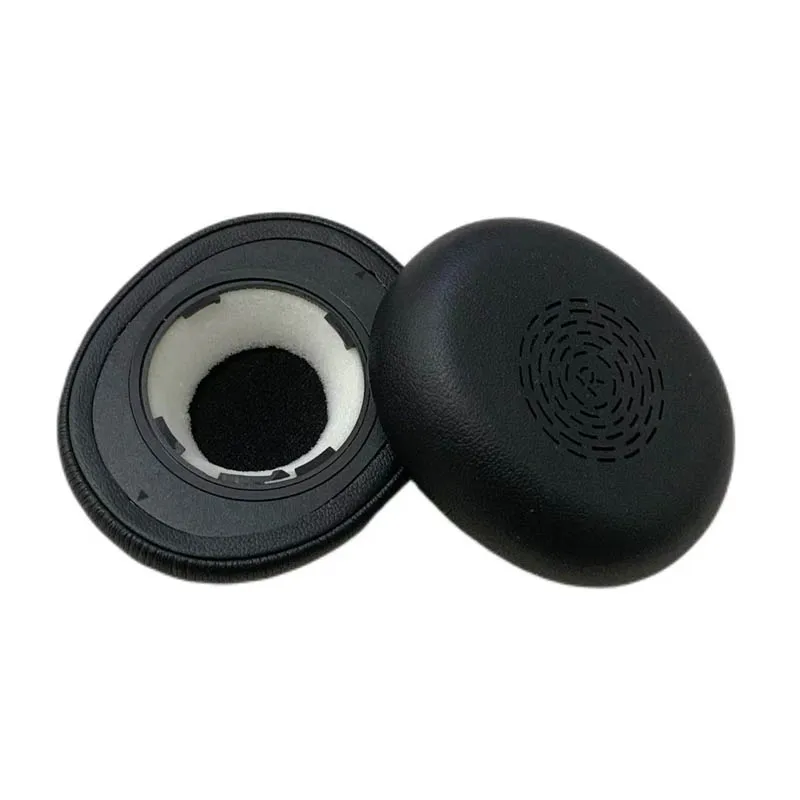 مناسبة ل Jabra Evolve2 65UC/MS فليكس بطانة للأذن سماعة كم الإسفنج وسادة أغطية للأذنين الجلدية