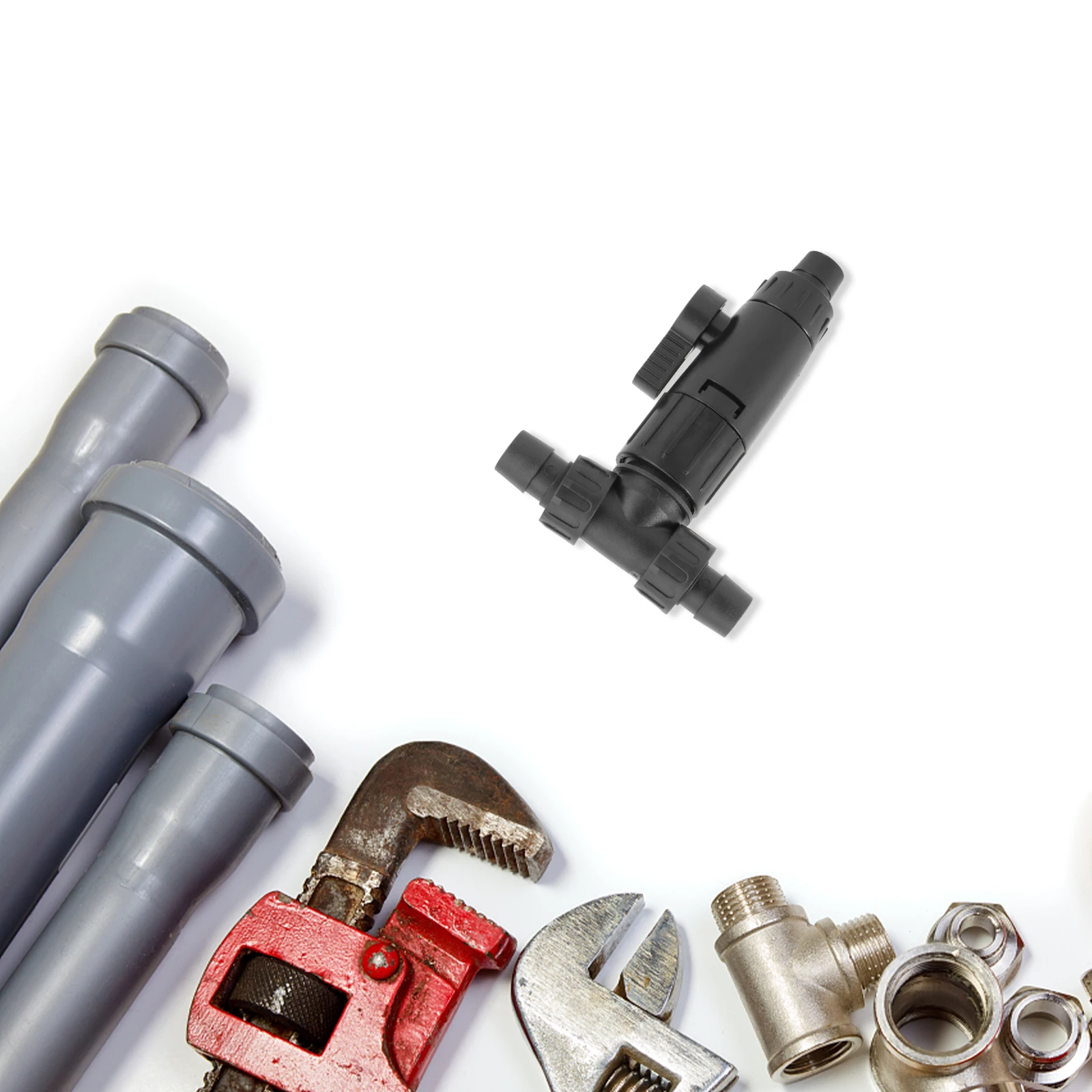 

Fish Tank Water Changer Black Hose Simple Tool Aquarium Valve Durable PP Easy Clean Long Use Compact Size Changing Pet