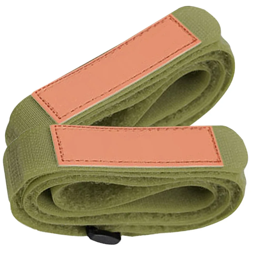 

2pcs Tent Accessories Olive Green Nylon Luggage Strap Picnic Pad Binding Travel Storage Hiking Supplies Multi Use Camping Straps