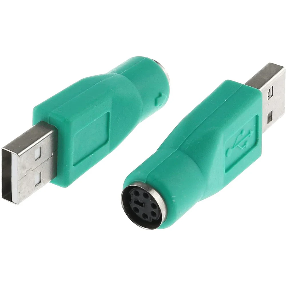 PS2 PS/2 FEMALE TO USB MALE ADAPTOR CONVERTER ADAPTER PC LAPTOP MOUSE KEYBOARD