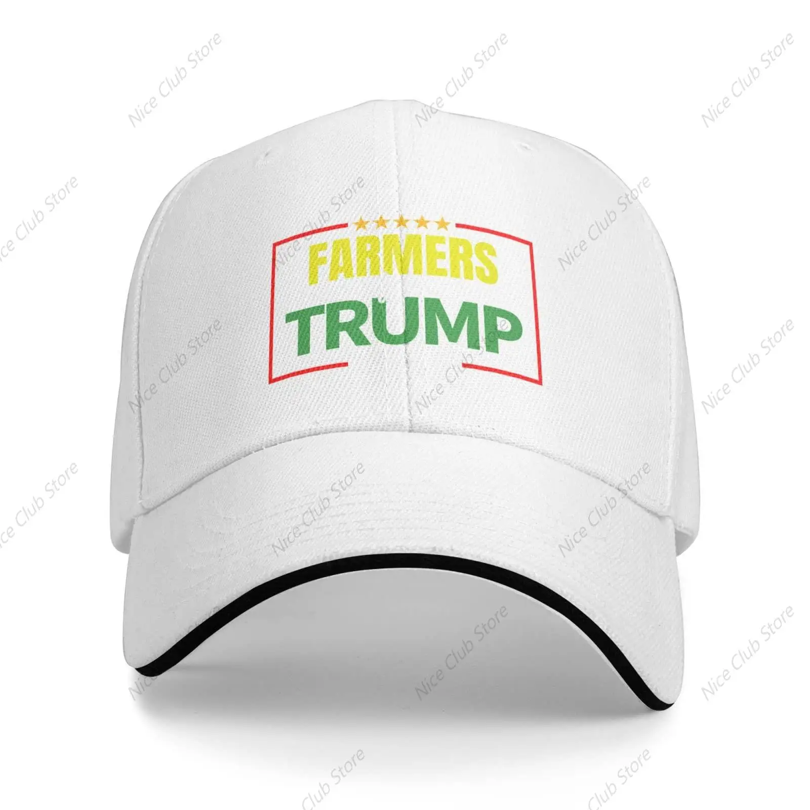 

Farmers for Trump Hat for Men Women Trump 2024 Save America Baseball Cap White Make Farmers Great Again Hat