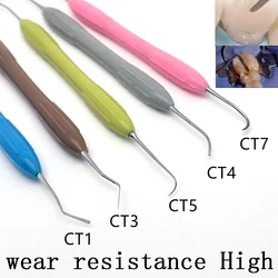 Dental Resin Spatulas Composite Instruments Silicone Resins Filler High quality metal wear resistance Dentist Restoration Tool