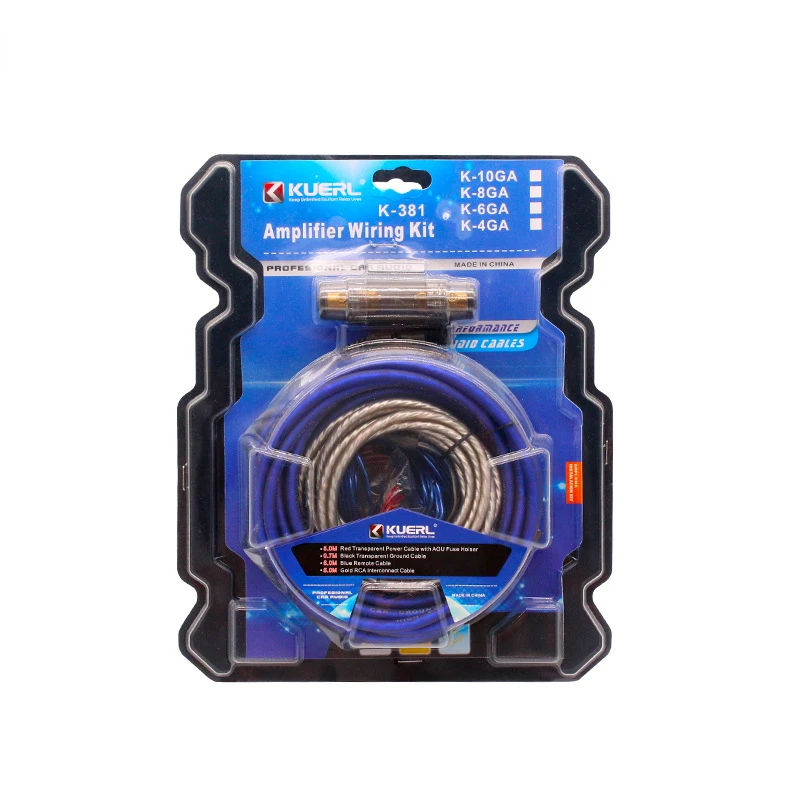 

Subwoofer Set Wire Copper Clad Aluminum Modified Amplifier Set Wire Car Audio Amplifier Set Wire