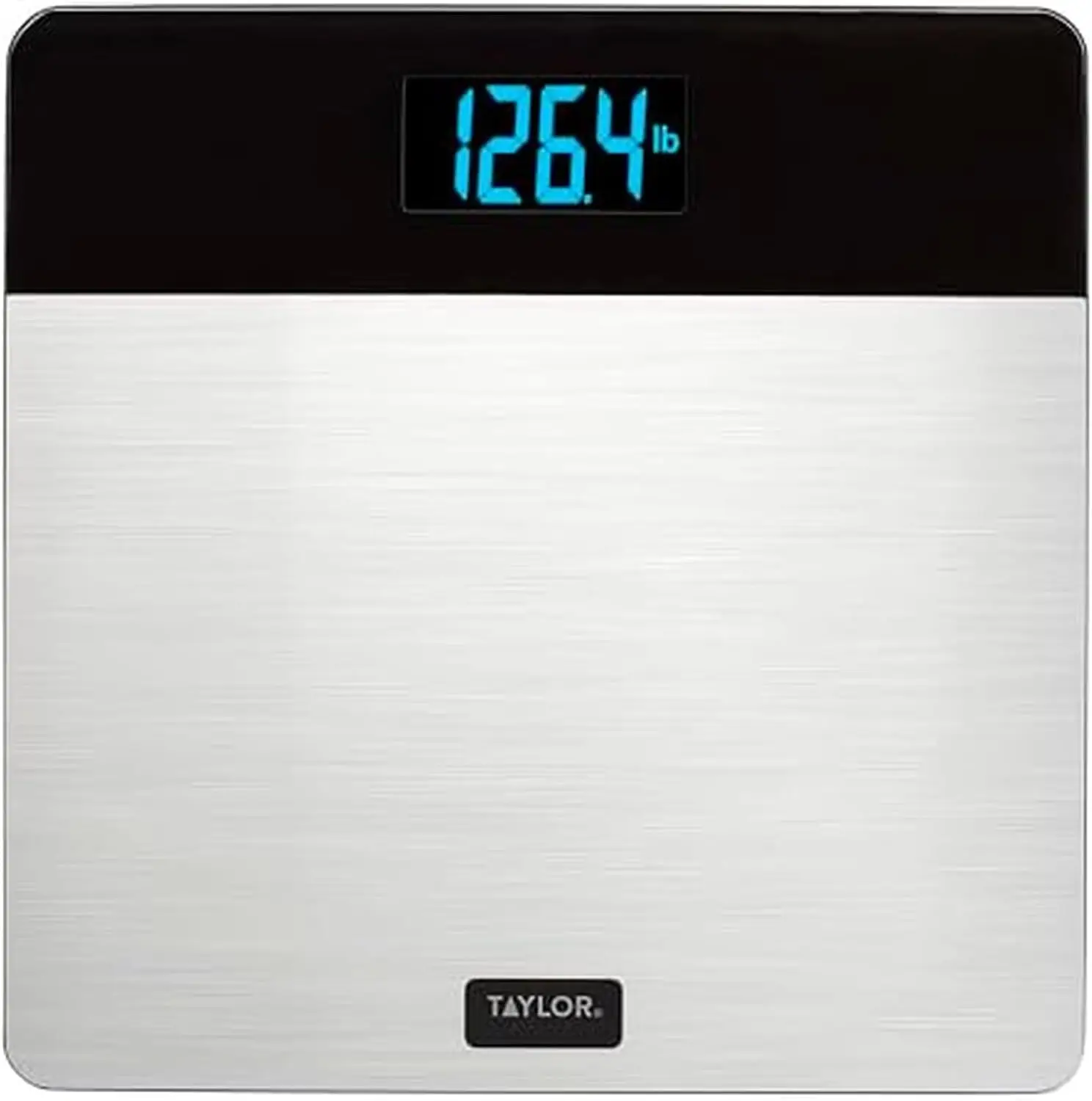 

Digital Bathroom Scale for Body Weight with Large LCD Display, Measures up to 400 lb, Black Stainless Steel