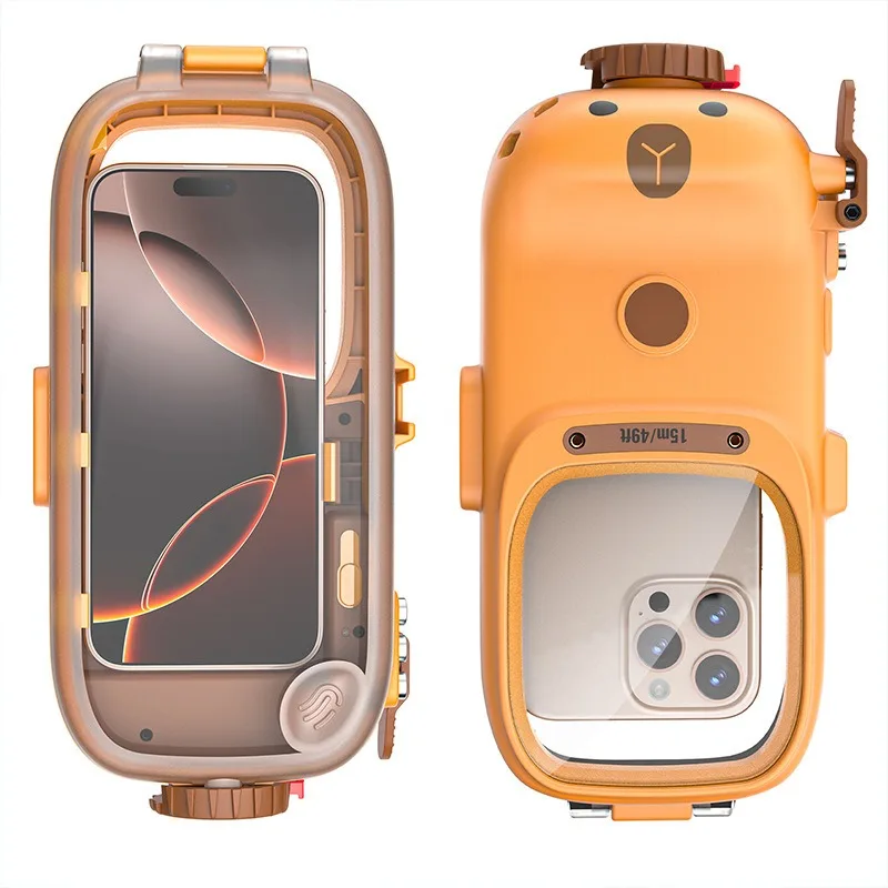 

Bluetooth diving case, waterproof universal mobile phone case.