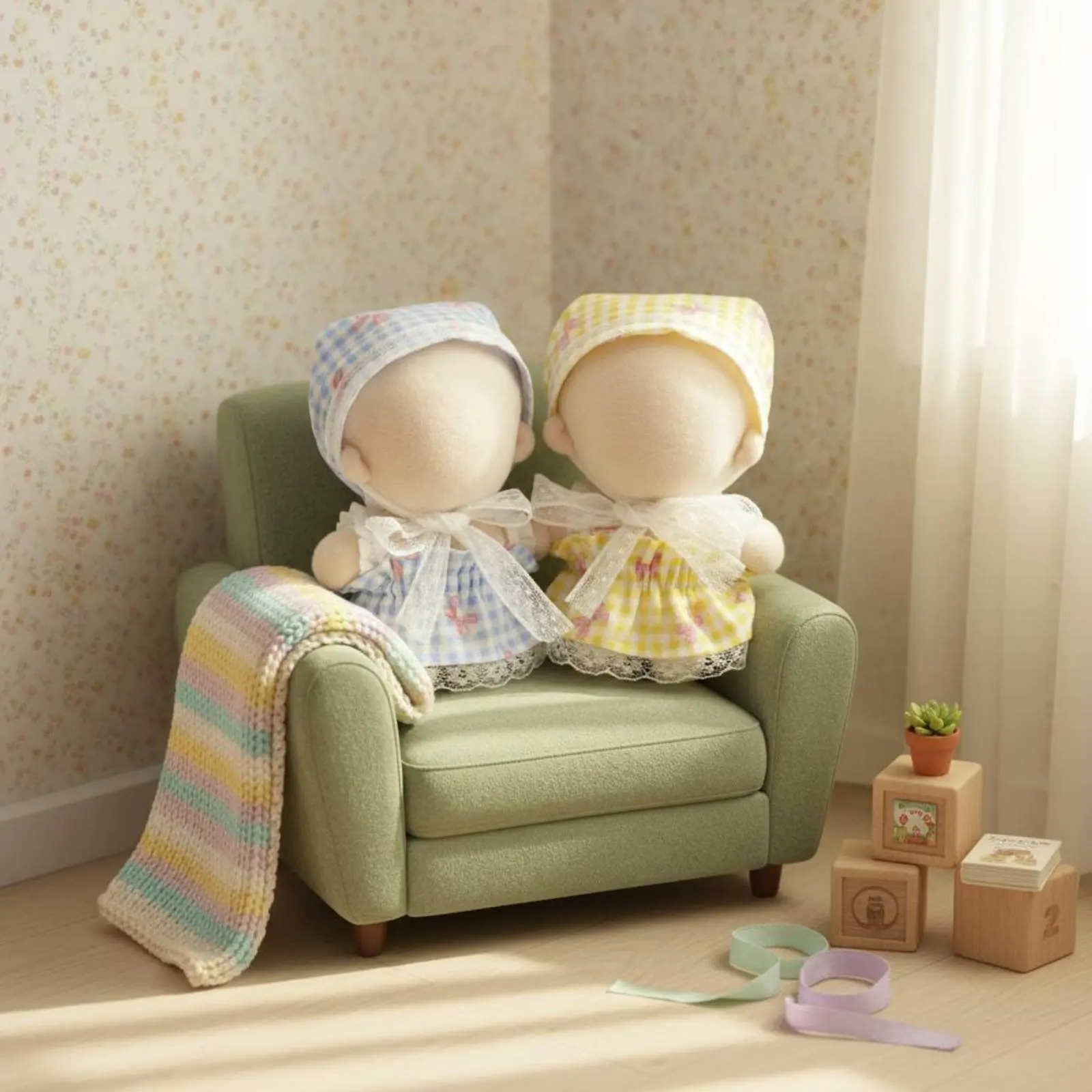 

Набор одежды для кукол 10 см: идеальный подарок, комплект из банданы и платья, аксессуар для игрушек, мягкий текстиль, ручная работа