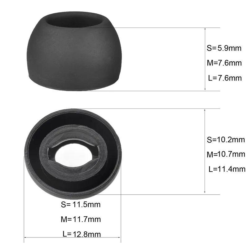 Silicone Earbud Tips for Galaxy Buds Pro,Replacement Ear Gels Caps for Samsung Galaxy Buds Pro R190 Headphones Plug 6 Pairs LMS