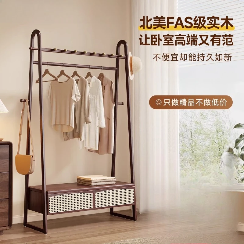 

Напольная вешалка-сушилка для одежды из массива дерева для домашнего использования