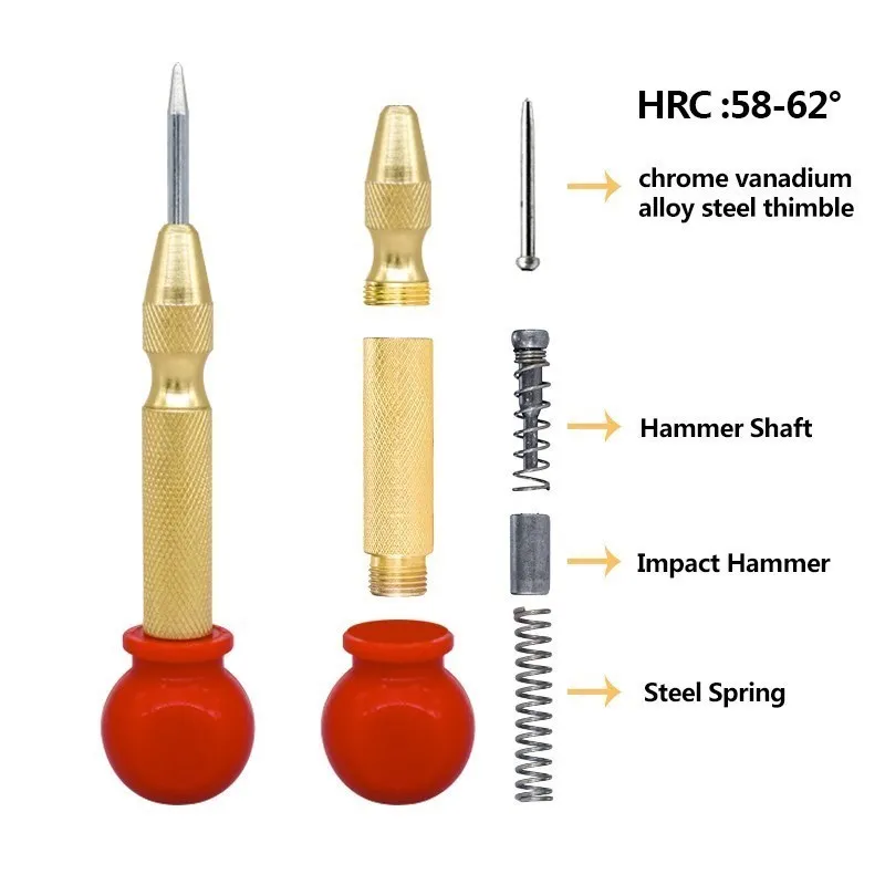 XCAN HSS Thread Tap Set M3 M4 M5 M6 M8 M10 Screw Machine Compound Tap With Center Punch Nano Blue Coated Tap Drill Bits