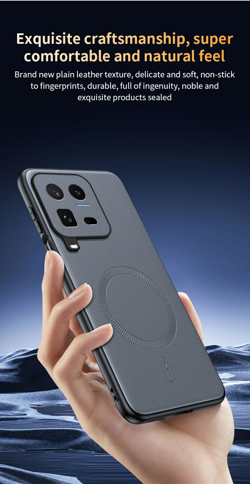 Für IQOO 15 Ultra Hülle Magnetische Leder-Schutzhülle für IQOO 15 Ultra Anti-Fingerabdruck Rutschfeste PC+TPU – Detail 14