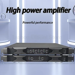 2400 Watts 2/4 Channel Post Power Amplifier Hifi High Power Professional Digital Sound Amplifier Can Drive Dual 15 inch Speakers