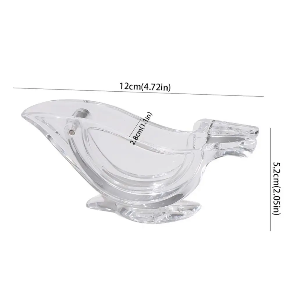 عصارة ليمون يدوية محمولة ، أدوات مطبخ شفافة ، مكبس أكريليك ، أداة عصير برتقال ، عصارة إسفين محمولة #6