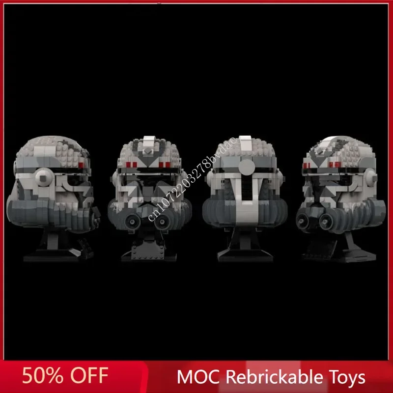 945PCS Star Plan MOC Helmet clone Sergent Comet MOC Space Battle Model Building Block Architecture Education Assembly Model Toy