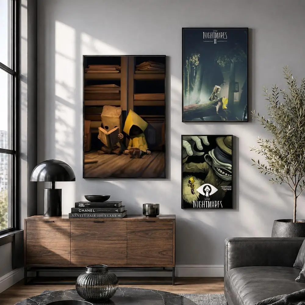 Game L-Little Nightmares Poster Wall Picture Aesthetic Prints and Poster for Family Life Pet anime Birthdays Home art Decor Gift