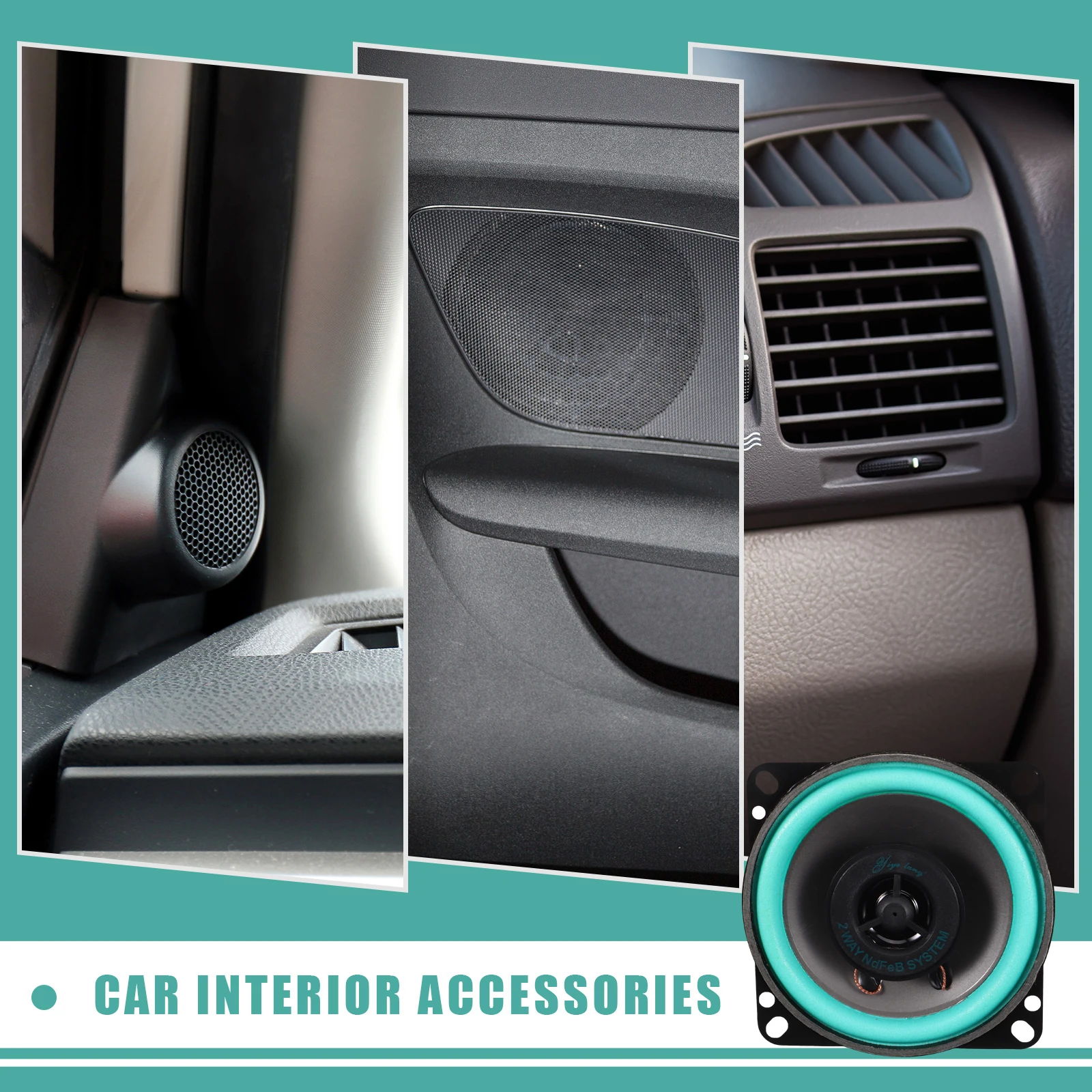 

Full Range Speaker For Car Audio Speakers 4 Inch PP Material Door Speakers for Car Audio 4 Ohm Automotive Accessories