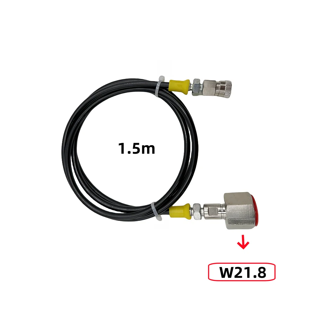 Tuyau externe Soda Club 90cm ou 150cm Adaptateur CO2 pour SodaStream vers Big Perious Home Soda Maker W21.8-14 ou CGA320