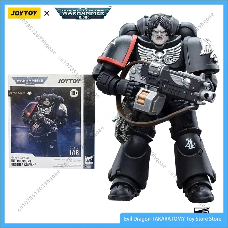 In Stock JOYTOY 1/18 Action Figure (4 Pieces/Set) 40K Raven Guard Intercessor Anime Military Figure