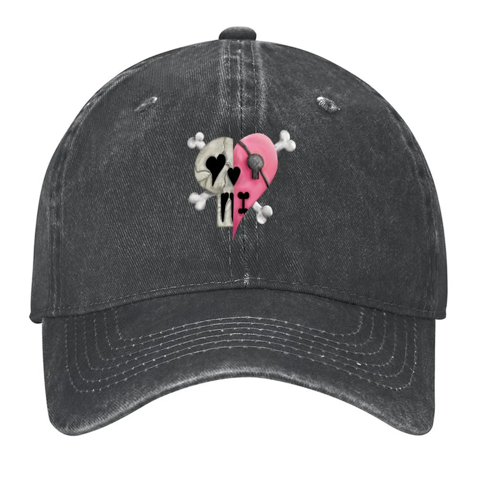 

Death Til Heart Baseball Cap hats for men Rave party Hat sun hat Men Women's