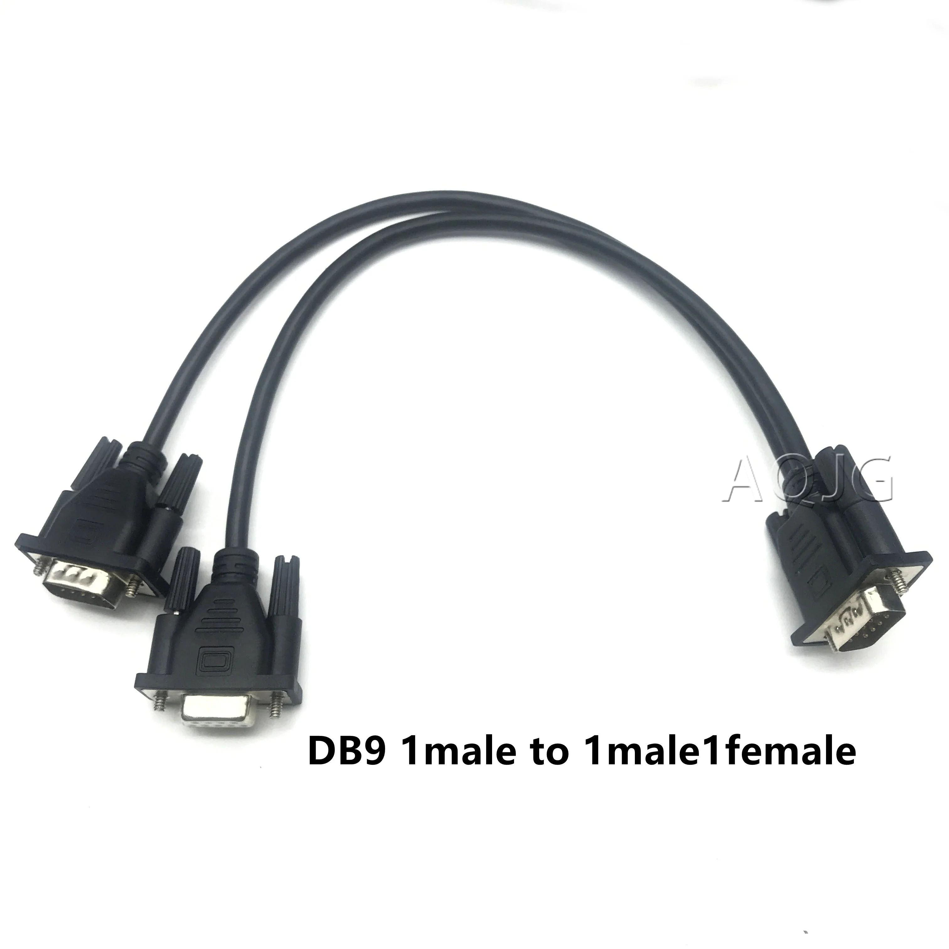 

All Copper Shielded DB9 9pin 1 male to 2 female Splitter Cord RS232 COM Port Cable For POS terminal scanner equipment