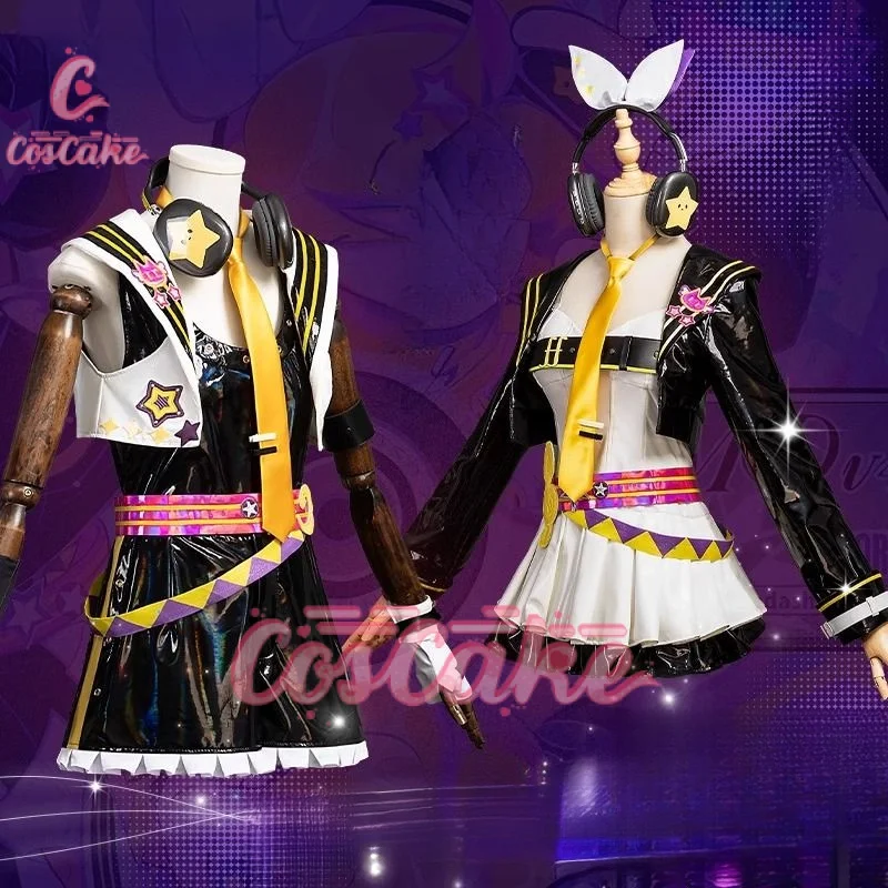 

Muse Dash Len and Rin cosplay costumes Project Mirai Sekai Stage Magical Concert Show New Halloween Full Set