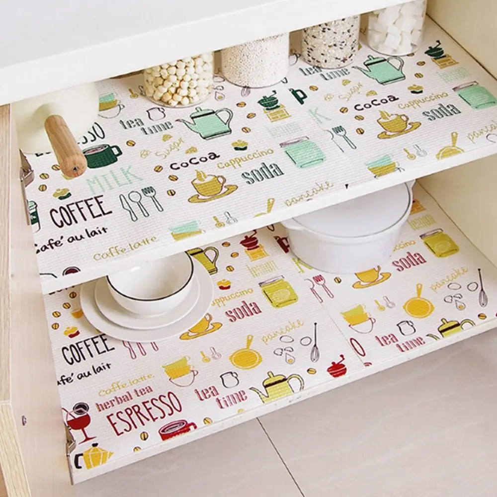 

45x300 см/60x300 см кухонная разделочная подставка, нескользящая теплоизоляционная подставка для шкафа, водонепроницаемая режущая маслостойкая подкладка, вкладыш для ящика