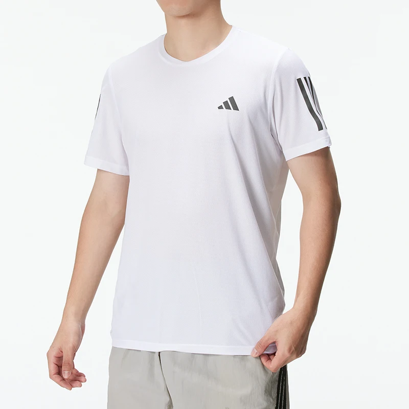 

Мужская спортивная футболка Adidas Otr B Tee, свободная, дышащая, с короткими рукавами, для бега, фитнеса и тренировок, IK7436