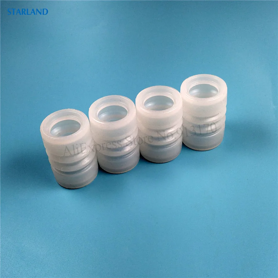 4 In 1 Corrugated Seal Sleeve Rings Elastic Silicone Sealing Tubes Of Stirrer Rod Spare Parts Accessories Ice Cream Machines