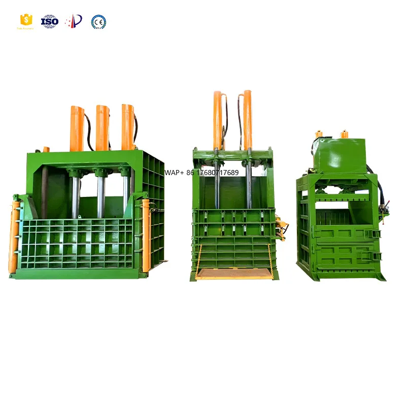 Versatile Universal Hydraulic Baler Semi-Automatic Multi-Material Baler for Cartons Bottles Cans Paper Plastic