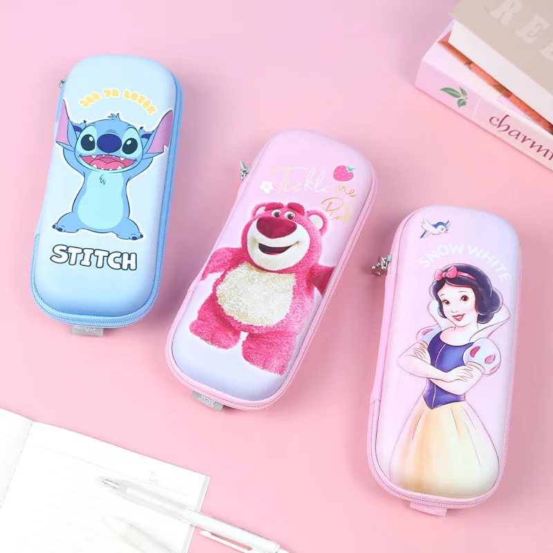 2024 New Disney Children's Pencil Case Gao Yan Pupils Cartoon Cute Multifunctional Large-capacity Multi-layer Stationery Bag