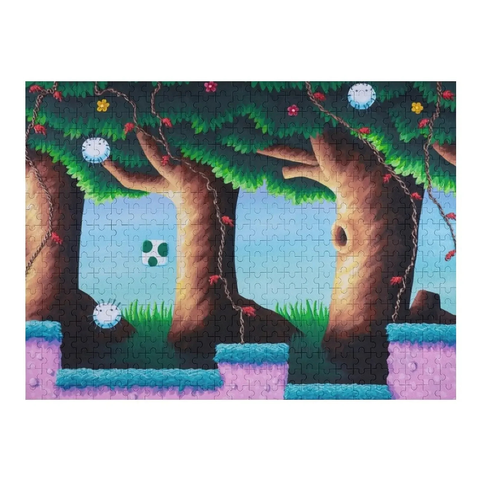 

Touch Fuzzy Jigsaw Puzzle With Photo Woods для взрослых Пазл