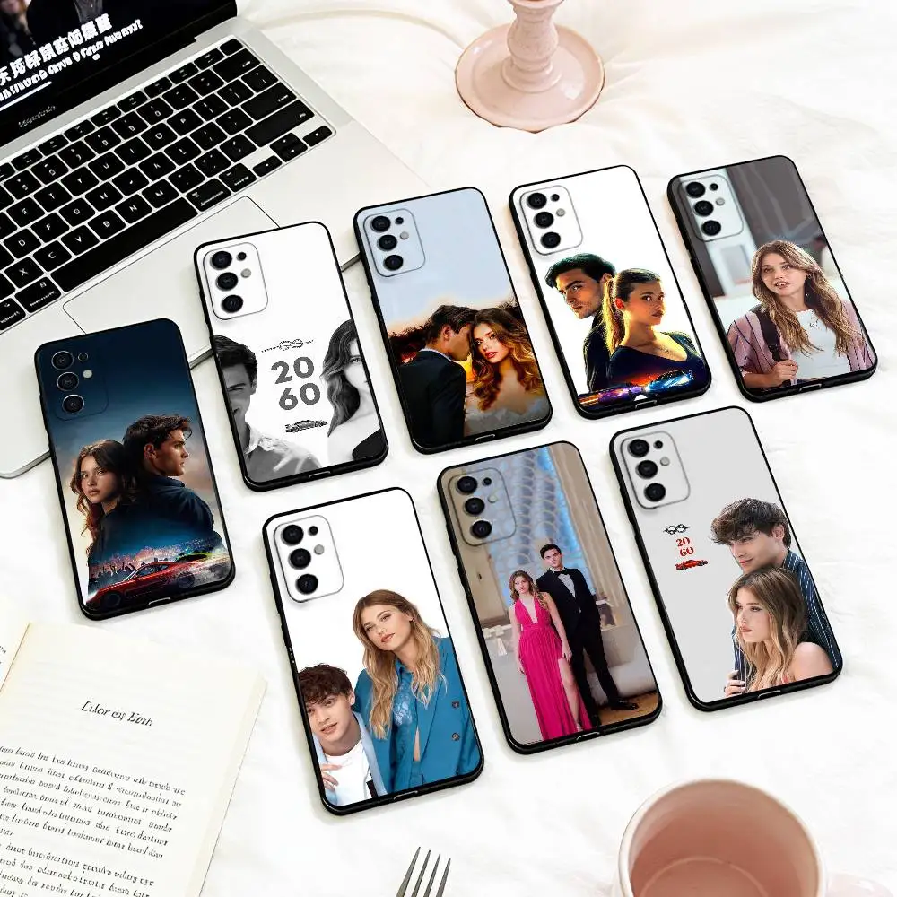 Funda para Teléfono C-Culpa Tuya MIA para Samsung S 25, 24, 23, 22, 30, 21, 10, 9, Ultra, Plus, Lite, FE, 4, 5G, Negra Suave