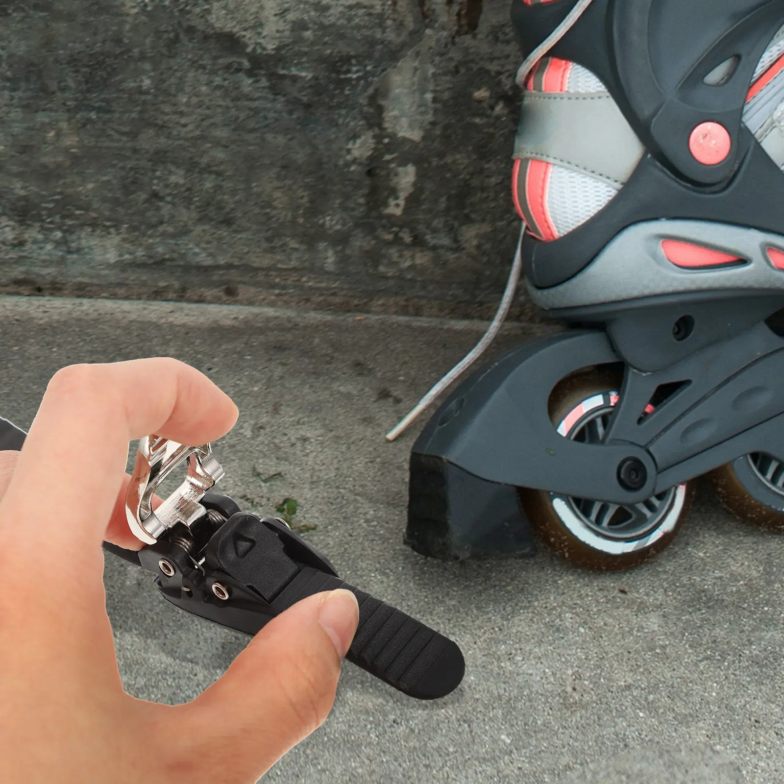 

2Pcs Premium Roller Skate Buckle Strap Kit Easy to Install Replacement Strap for Skating Shoes Smooth Performance