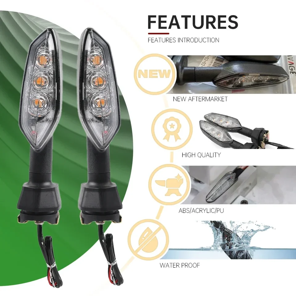 LED Turn Signals for Kawasaki Z1000 Z900 Z800 Z750 Z650 Z300 Z400 Z125