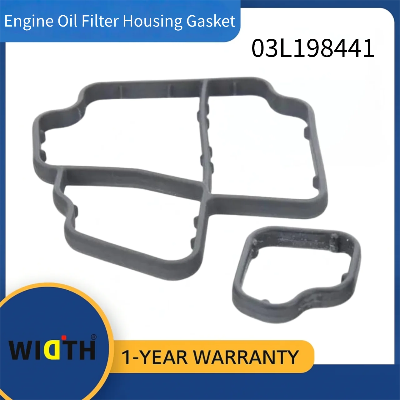 

03L198441 Engine Oil Filter Housing Gasket for Volkswagen Tiguan Multivan AMAROK Golf Audi A1 Q3 A6 2003-2016 | OE Replacement