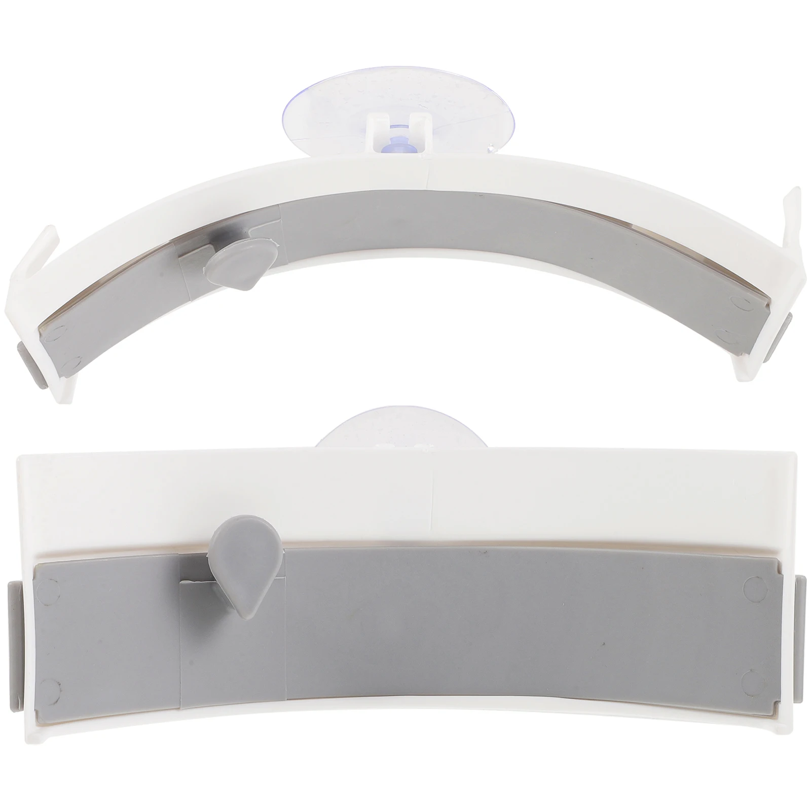 

2pcs Garbage Rack Kitchen Sink Holder Stand 3 Suction Cups Adjustable Middle Cup High-quality Plastic Long-lasting Easy