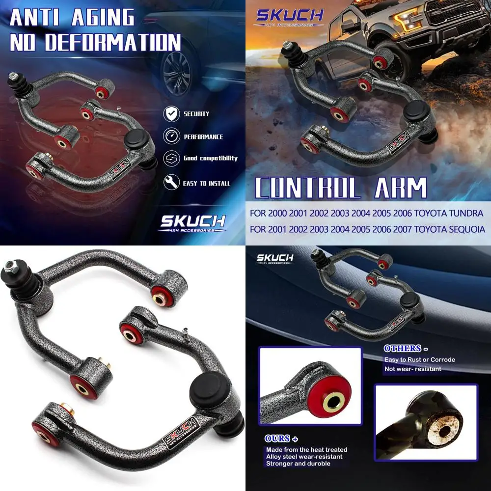 

Передние верхние рычаги подъема на 2-4 дюйма для Toyota Tundra 2000-2006 годов и Toyota Sequoia 2001-2007 гг. — прочная и надежная подвеска с полиуретаном