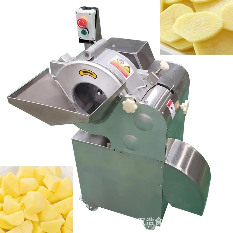 Commercial Vegetable Cutter Machine Industrial Electric Fruit Vegetable Potato Carrot Onion Cube Cutter Chopper Dicer Machine