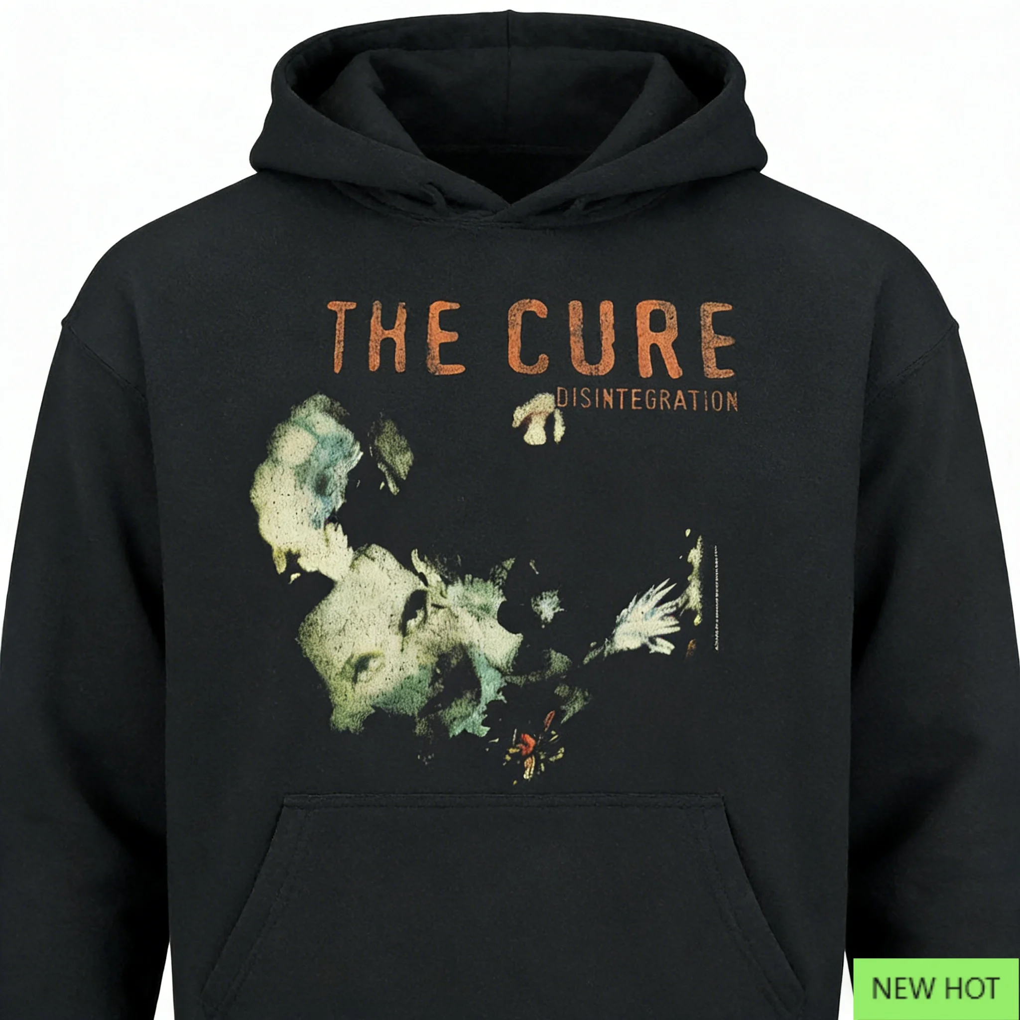 

Толстовка с капюшоном The Cure Disintegration, толстовка в стиле постпанк, идеально подходит для фанатов, которые любят влюбленную романтическую атмосферу и постпанк.