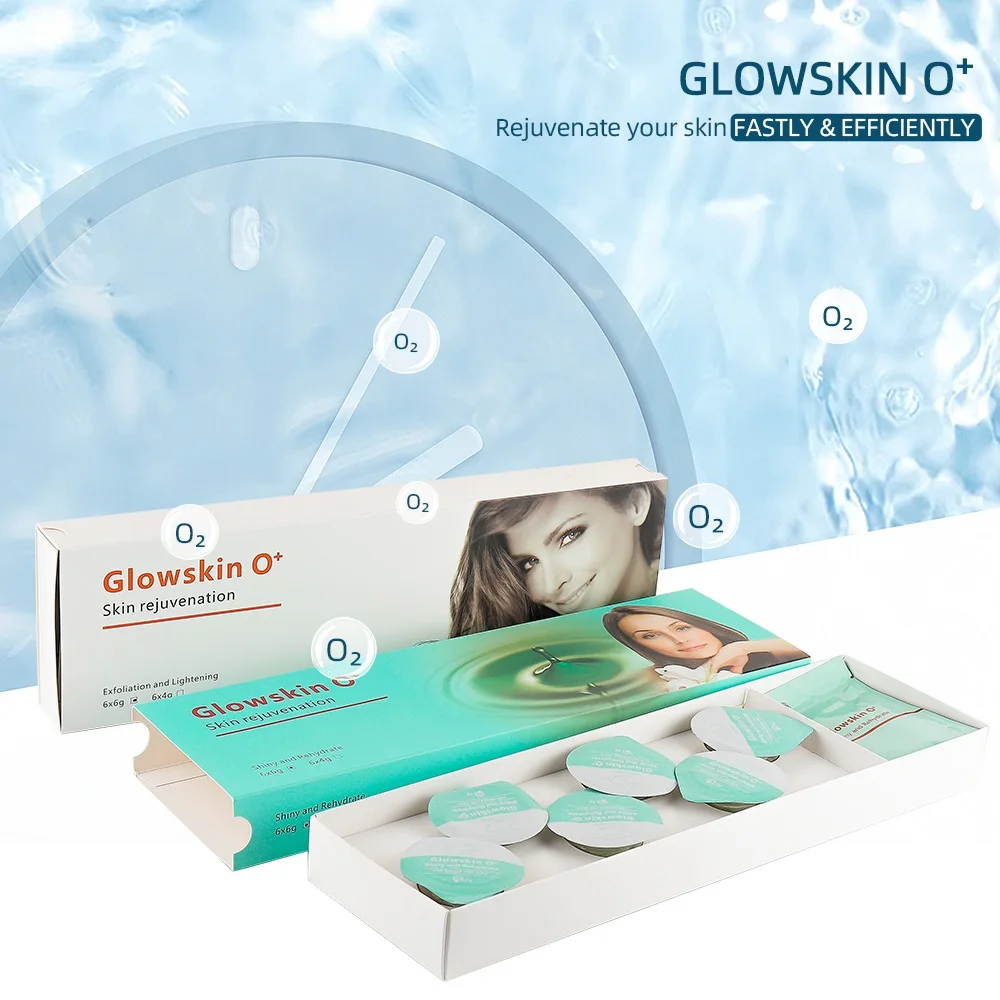 Glowskin O+ CO2 Bubble Oxygenation Pods RF Skin Tightening Oxygen