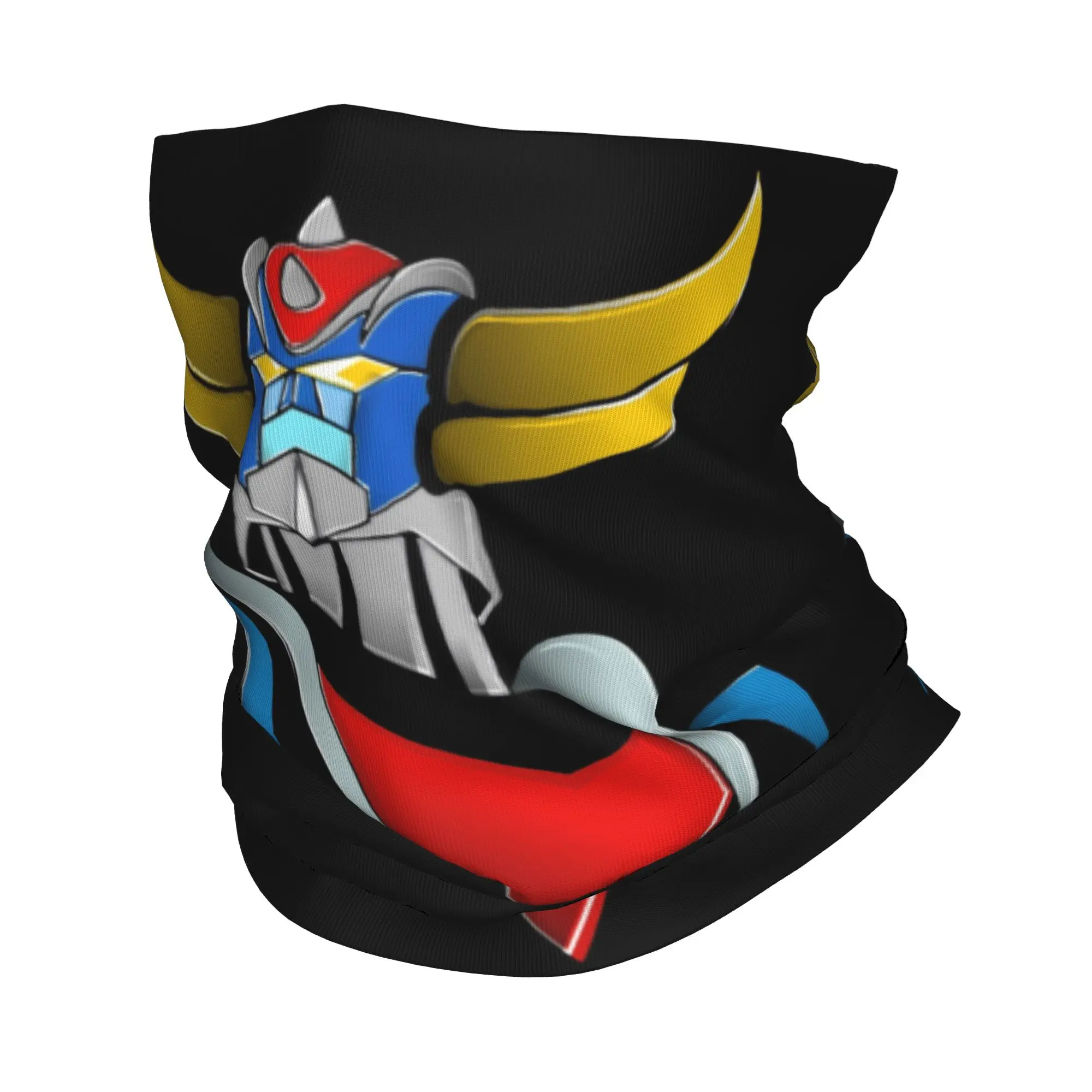 

Custom Goldorak Grendizer Bandana Neck Gaiter for Hiking Cycling Women Men Wrap Scarf Anime UFO Robot Goldrake Balaclava Warmer