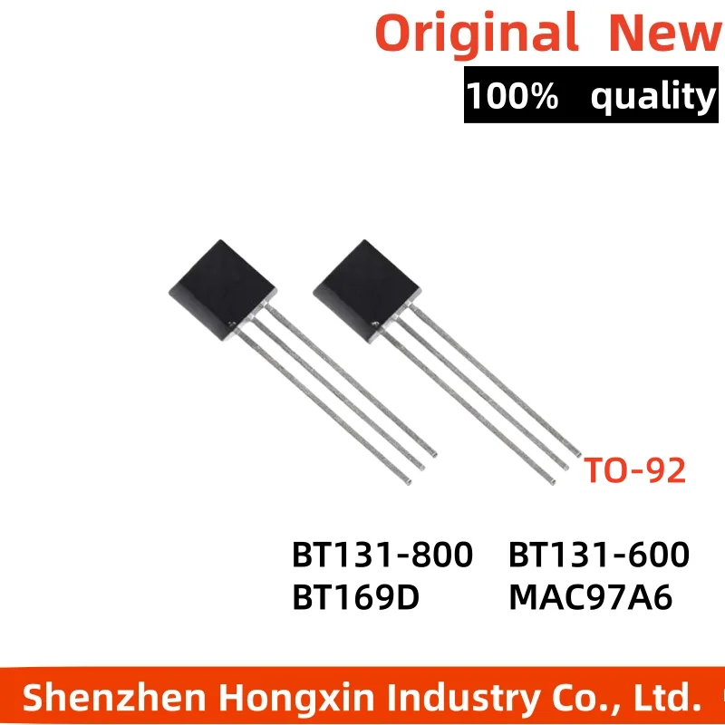 

10 pieces of BT131-800 600/BT169D/MAC97A6 thyristor direct insertion TO-92