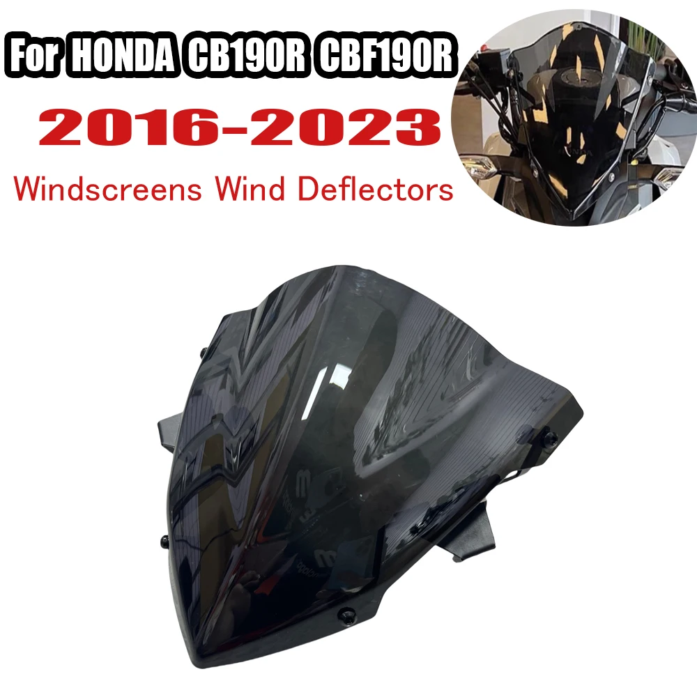 Parabrisas pare-brise para HONDA CB190R CBF190R 2016-2023 accesorios de motocicleta parabrisas deflectores de viento Moto