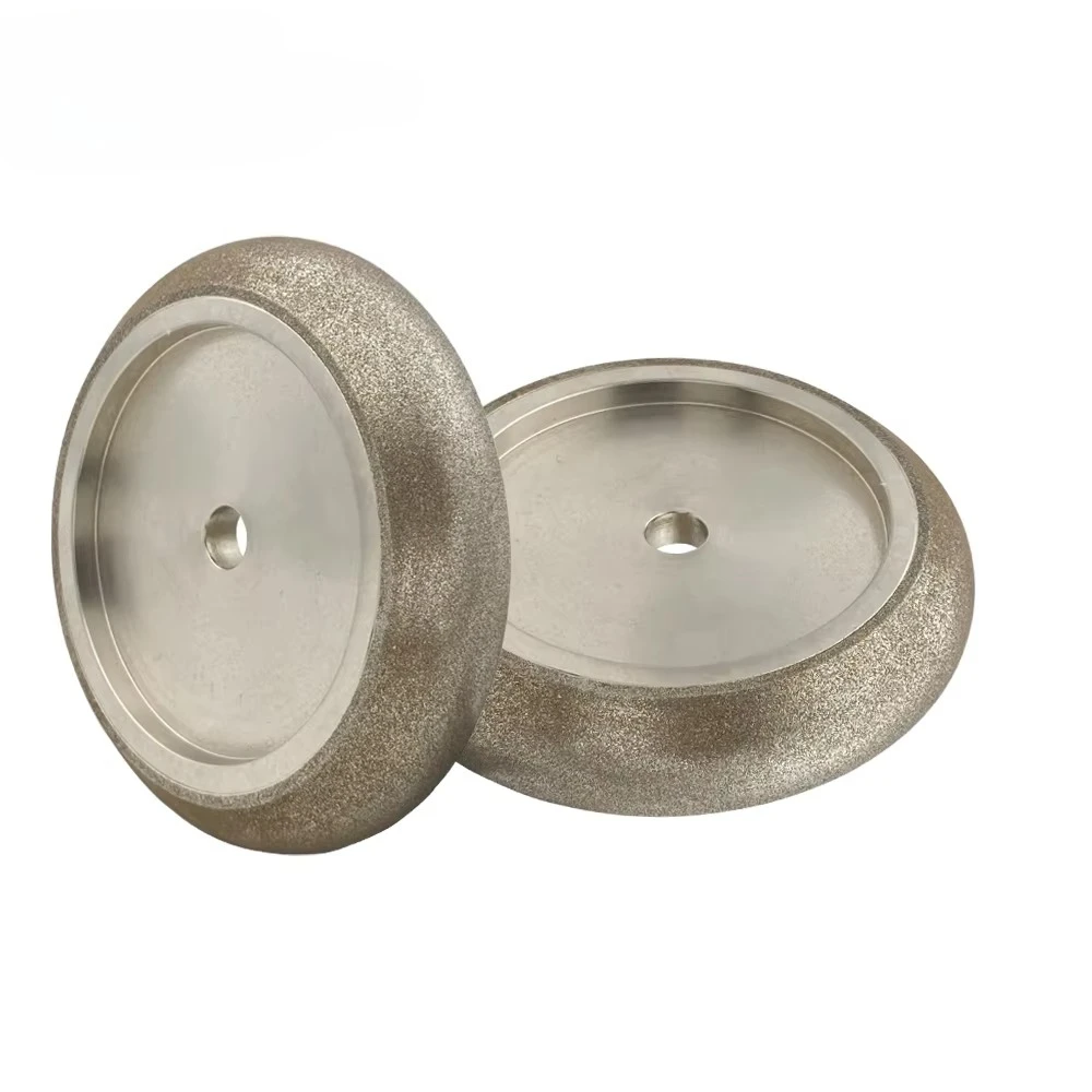 Ruizuan 127mm WM10/30 Electroplated Diamond CBN Wheels Tooth Grinding Band Saw Blades Grinding Wheels for Sawmill Band Saw Blade