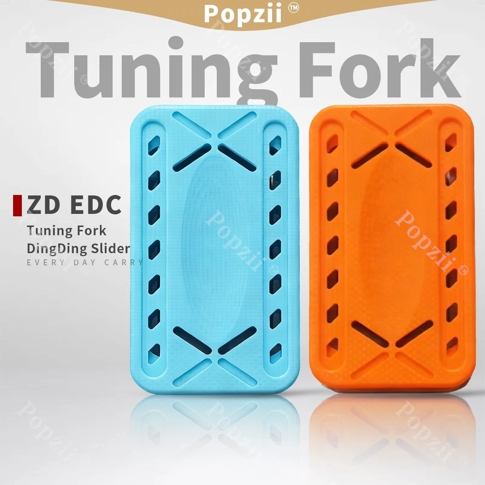 ZDEDC G10 Mechanical Magnet Fidget Slider Tuning Fork DingDing Push Slider Stress Relief toy Table Ornament Anxiety Toys