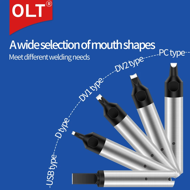 OLT 911G D Serie Robot Soldering Iron Tips 13D 16D 20D 24D 30D 40D For High-power Full-automatic Soldering Machine