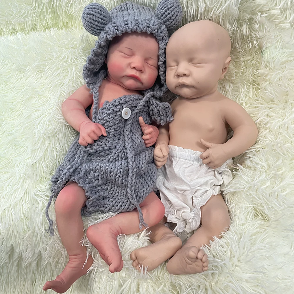 

1：1 Ratio Solid Silicone Reborn Baby Beautiful Silicone Girl Lifelike 3D Skin with Visible Veins High Quality Handmade Doll