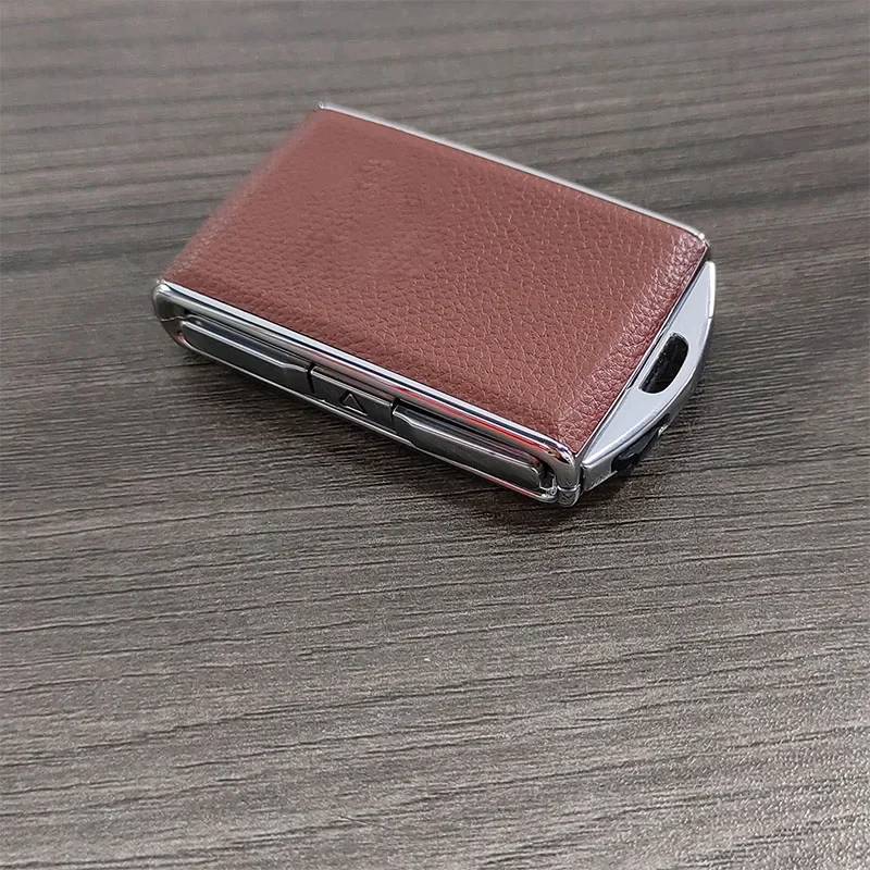 Funda de aleación de cuero para llave de coche, carcasa de modificación de llave de moda para Volvo S60, S90, XC40, XC60, XC90, V60, V90, Polestar